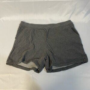 Gray 32 degrees cotton shorts with adjustable waist